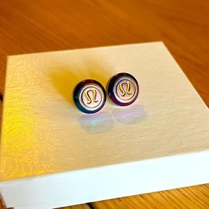 Lululemon Earrings 100% Upcycled Hardware on Sterling Silver Earring Studs!